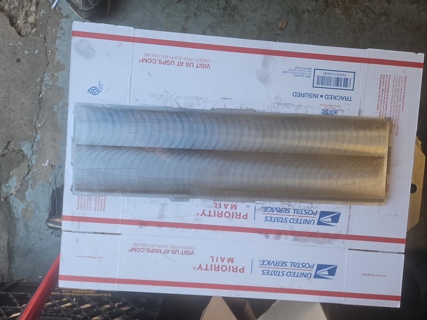 Kaiser aluminum plates 6061-T651 3/8″ X18″X4-3/4″ Made In USA