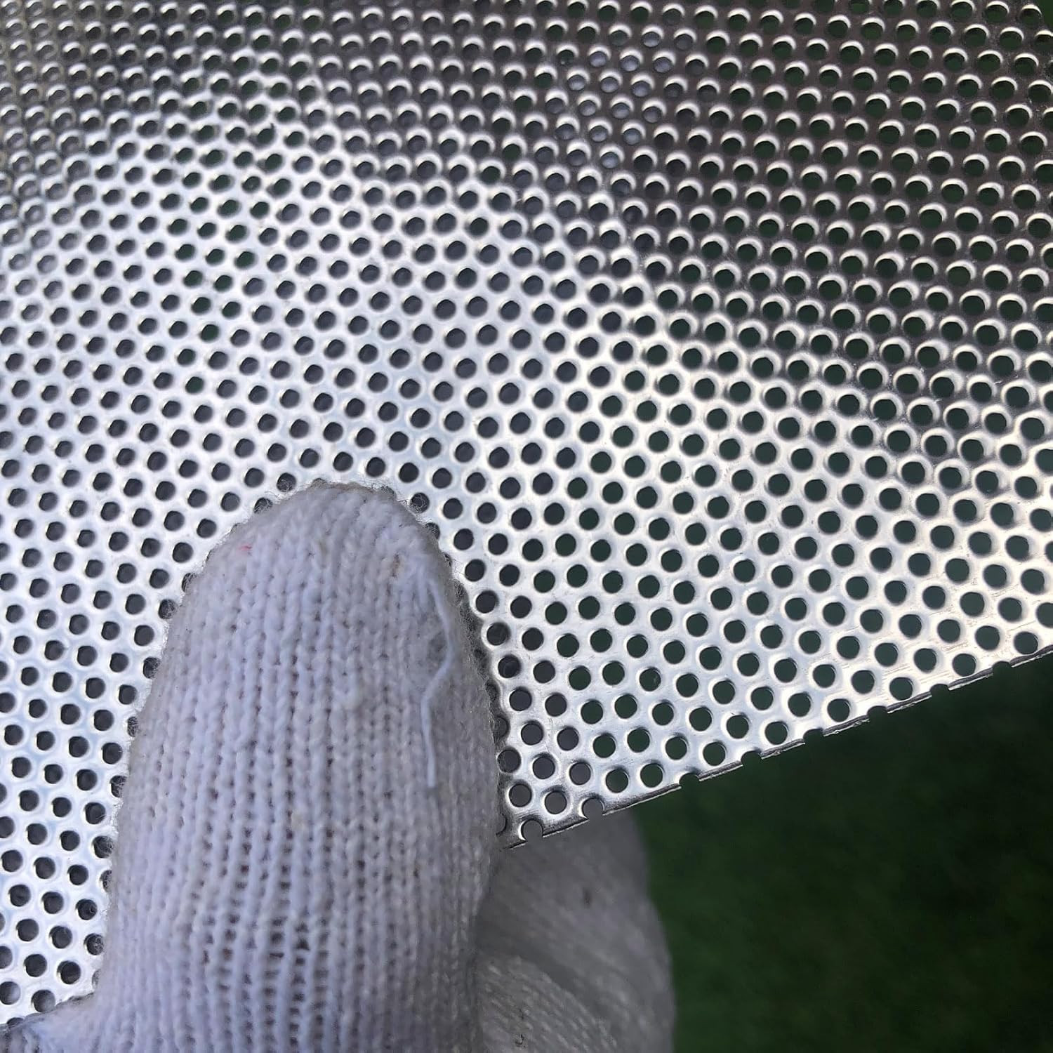 Perforated Metal Sheets 19 Gauge 16″X12″ Expanded Metal Mesh Opening 1/16″ 0.06