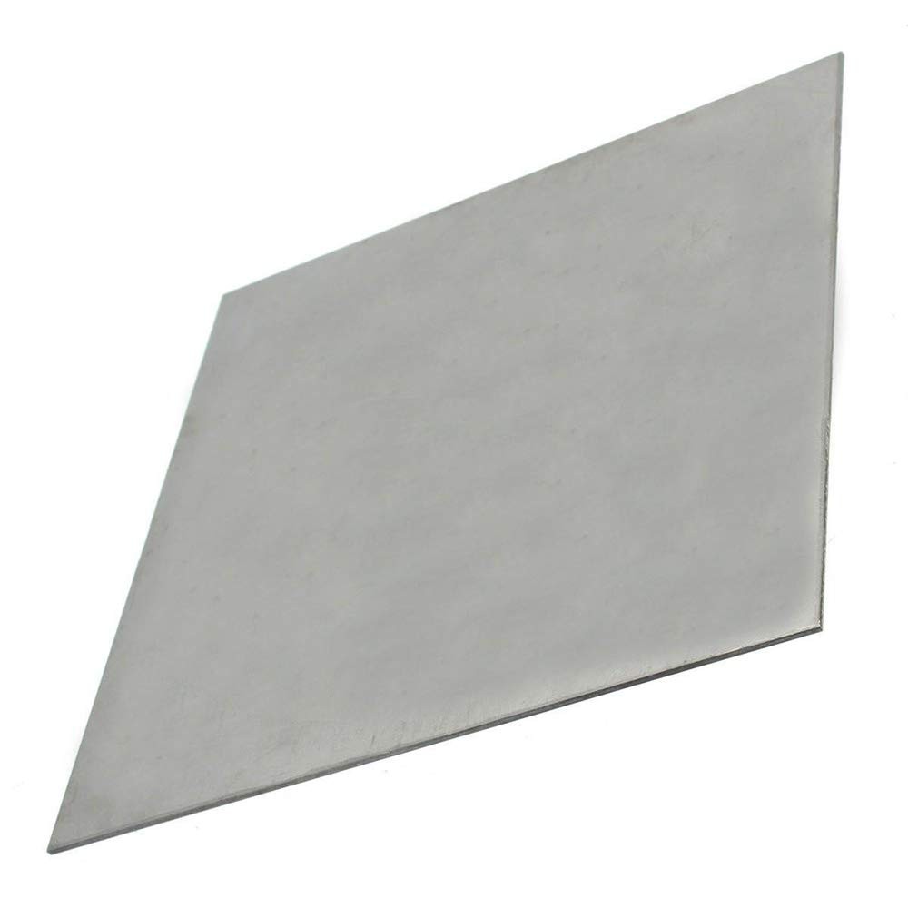 Ltkj 1mm Thick Grade 5 Titanium Alloy Metal Sheet Plate Silver 100 X 100 Mm For