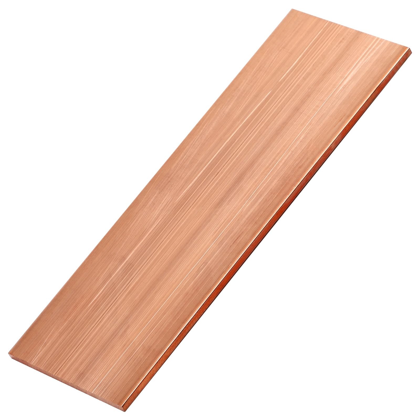 1/8 x 2 x 6 Inch C11 Solid Copper Flat Bar Stock 99.9% Copper Mill 1 PCS