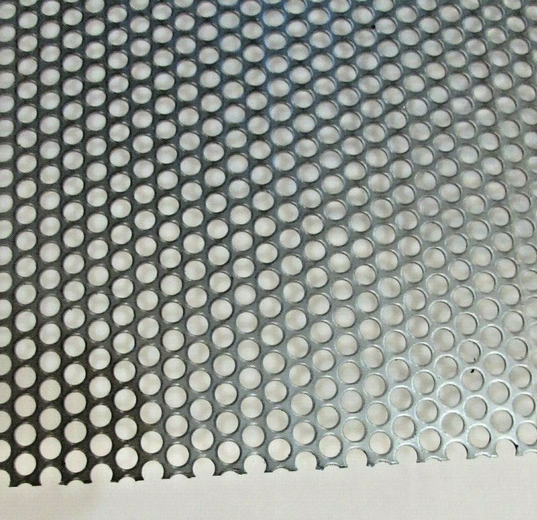 3/16″ HOLES-18 GAUGE-304 STAINLESS PERFORATED 11-1/2″ X 18″