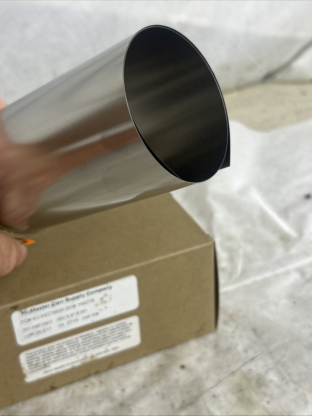 301 Stainless Steel Shim Stock .002×6”x50” 301 Half Hard 301 1/2 Hard .002x6x50”