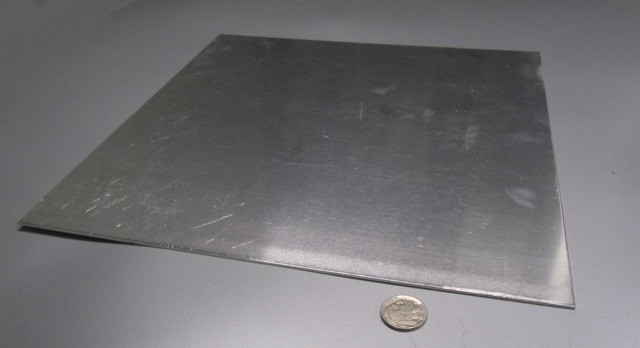 1100 Aluminum Sheet Softened (O) .063″ (1/16″) Thick x 12.0″ Wide x 12.0″ Long