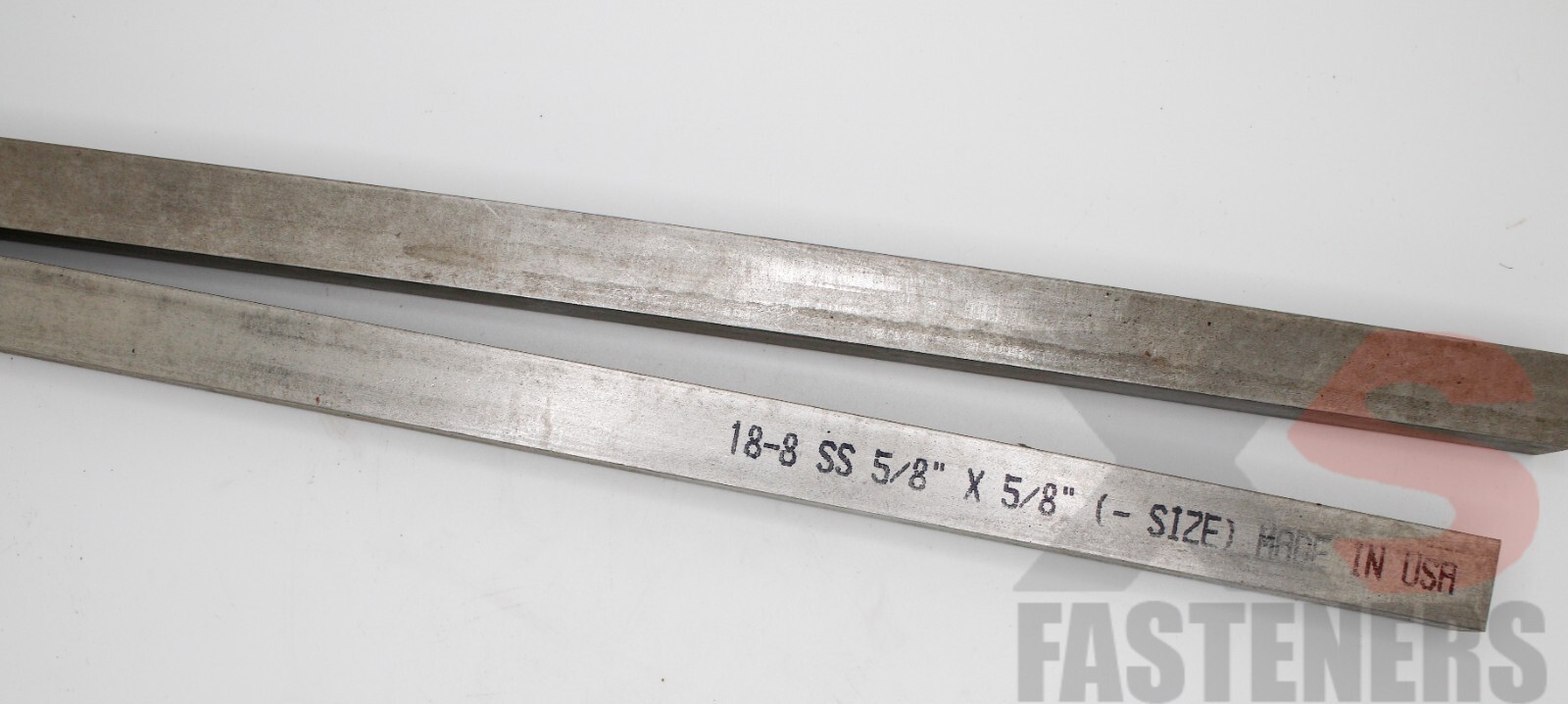5/8″ x 12″ Square Keystock 304 Stainless Steel Made in USA (Qty 2)
