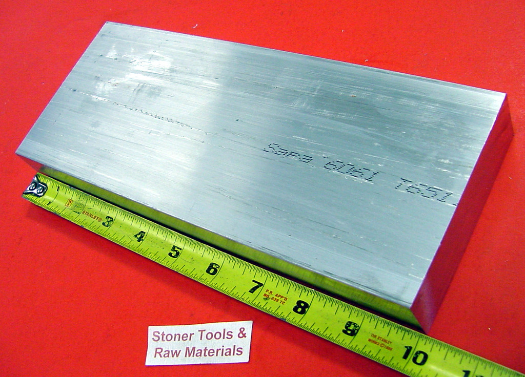 1-1/4″ X 4″ ALUMINUM 6061 T6511 SOLID FLAT BAR 10″ long Extruded Mill Bar Stock