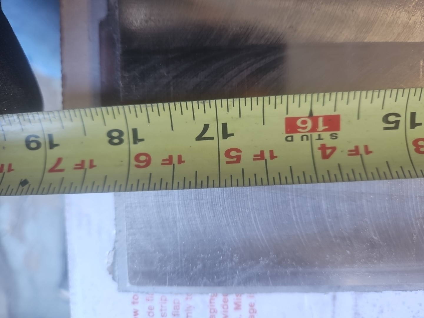 Kaiser aluminum plates 6061-T651 3/8″ X18″X4-3/4″ Made In USA