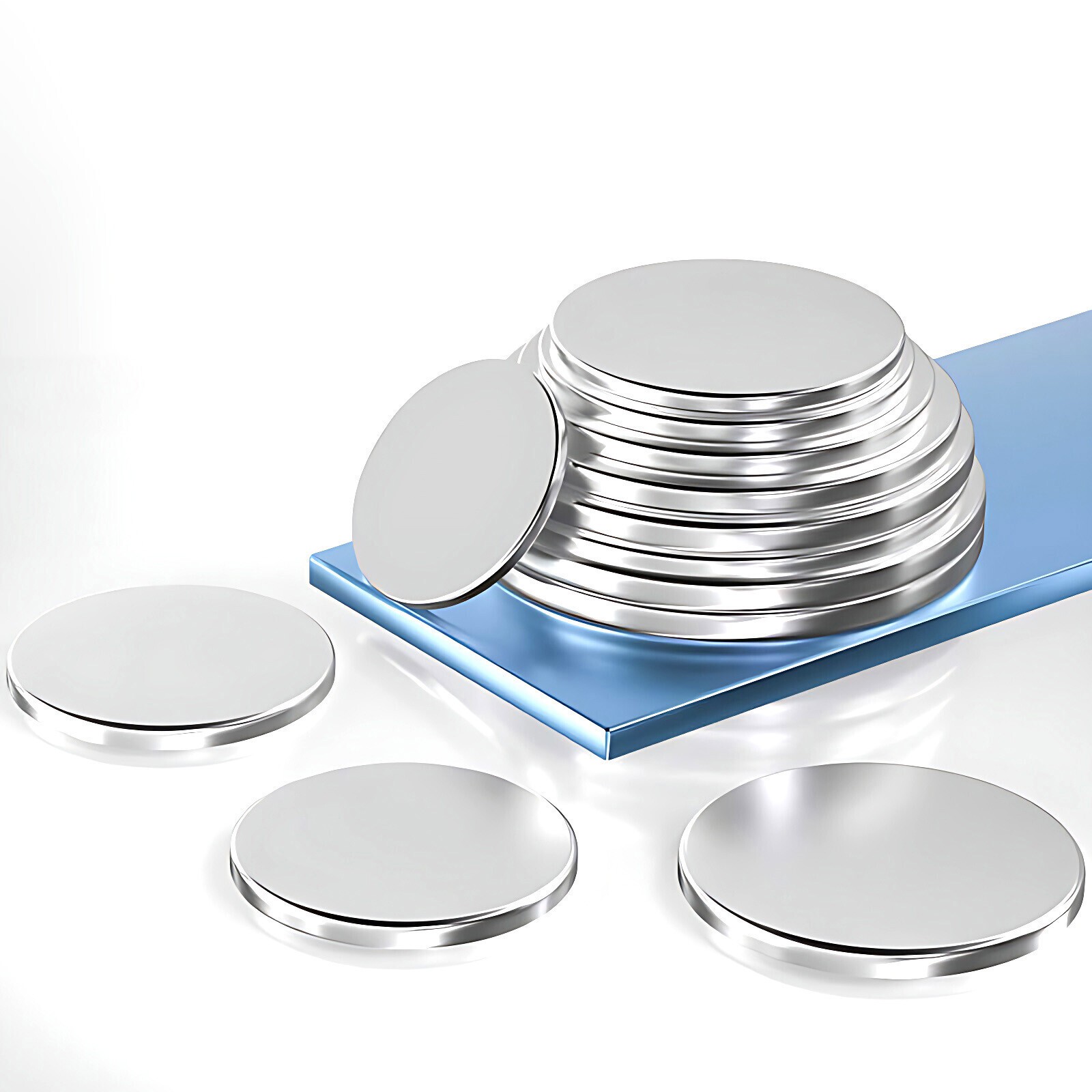 6mm-80mm Round Stainless Steel Disc Plate Round Sheet V2A Ground Thickness 1mm-5mm