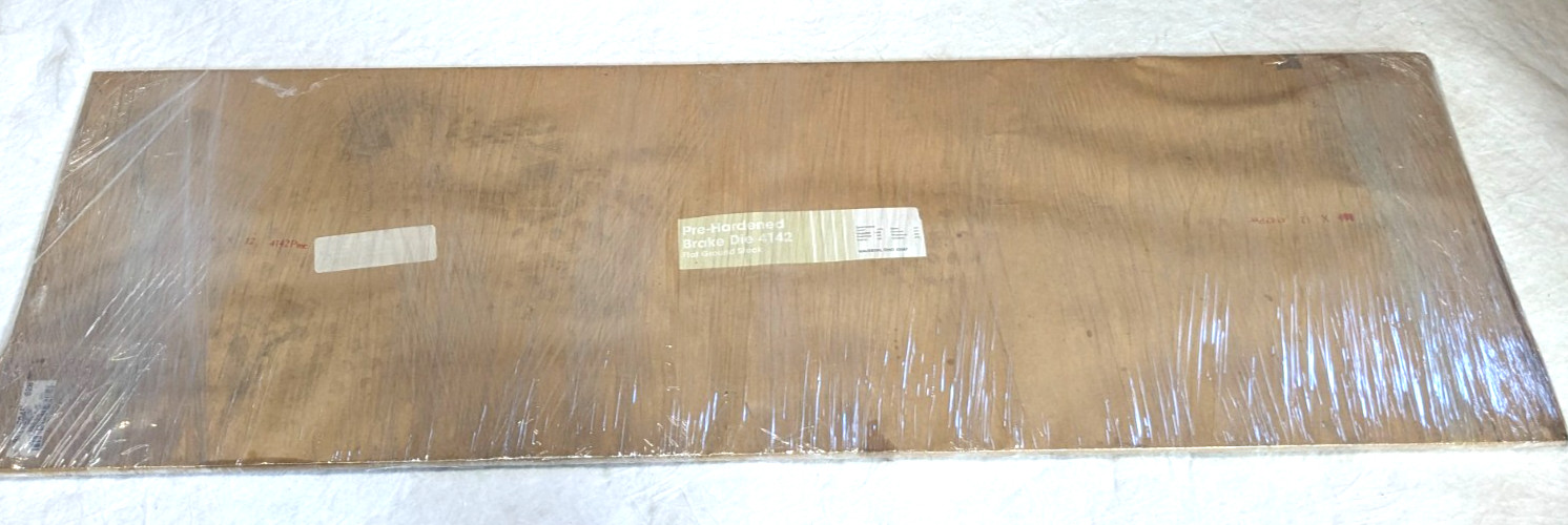 4142 Alloy Steel Flat Stock 36 Inch x 12 Inch x 1/4 Inch Pre-Hardened
