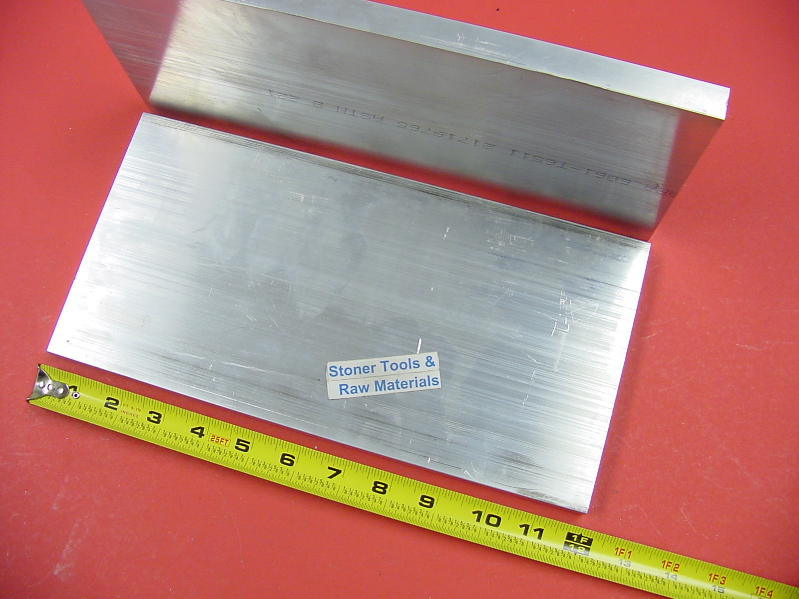 2 Pieces 5/8″ X 6″ ALUMINUM 6061 FLAT BAR 12″ Long T6511 Extruded Mill Bar Stock