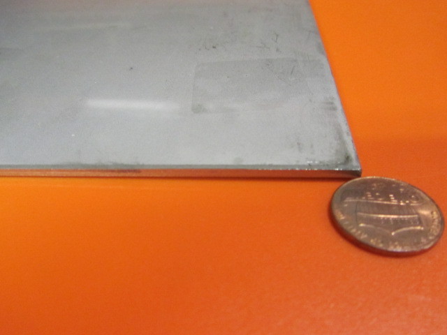 321 Weldable Stainless Steel Sheet, .105″ Thick x 12″ Wide x 12″ Length