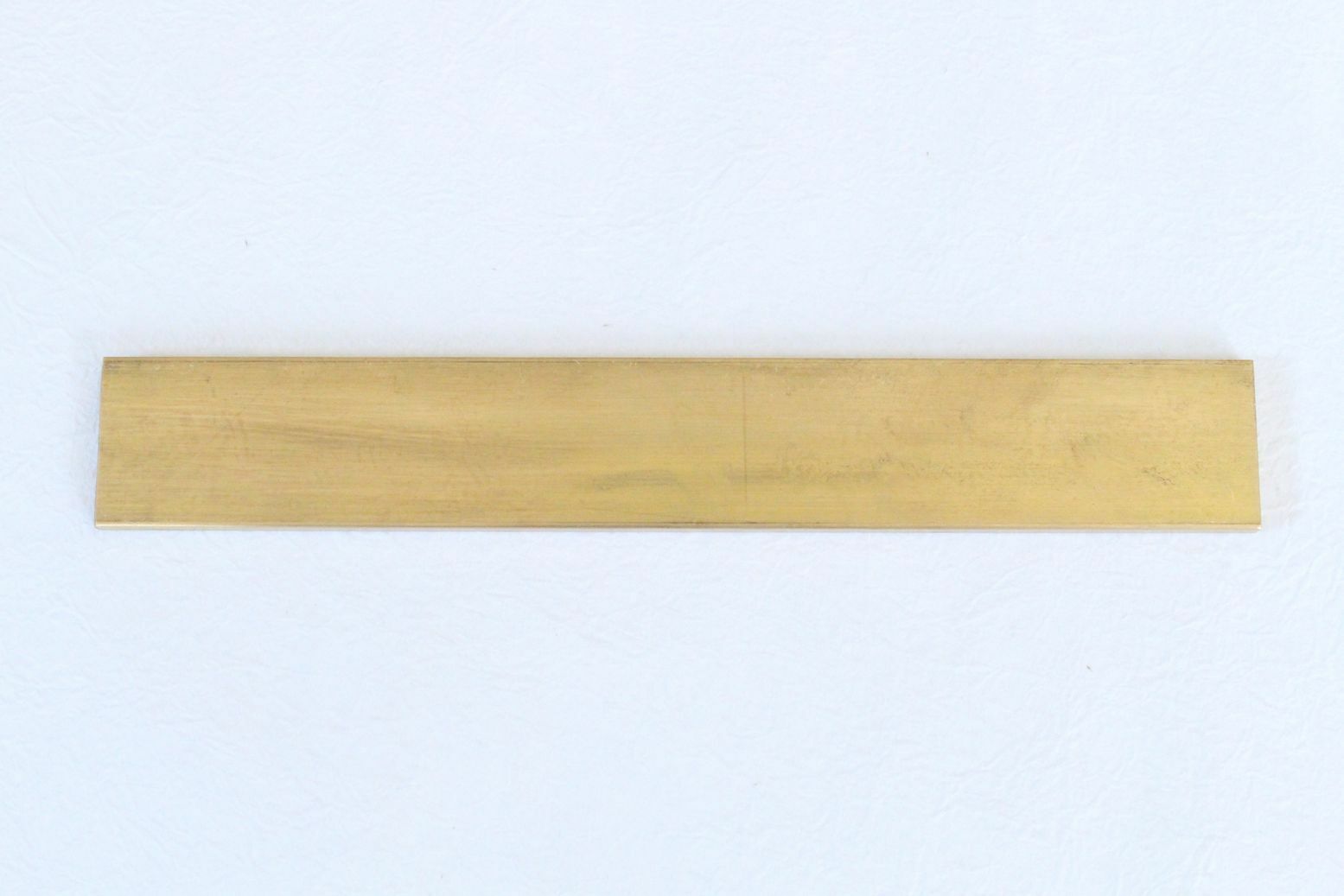 1/4″ x 2″ C360 BRASS FLAT BAR 12″ long Solid .25″ Plate Mill Stock DIY KNIFE