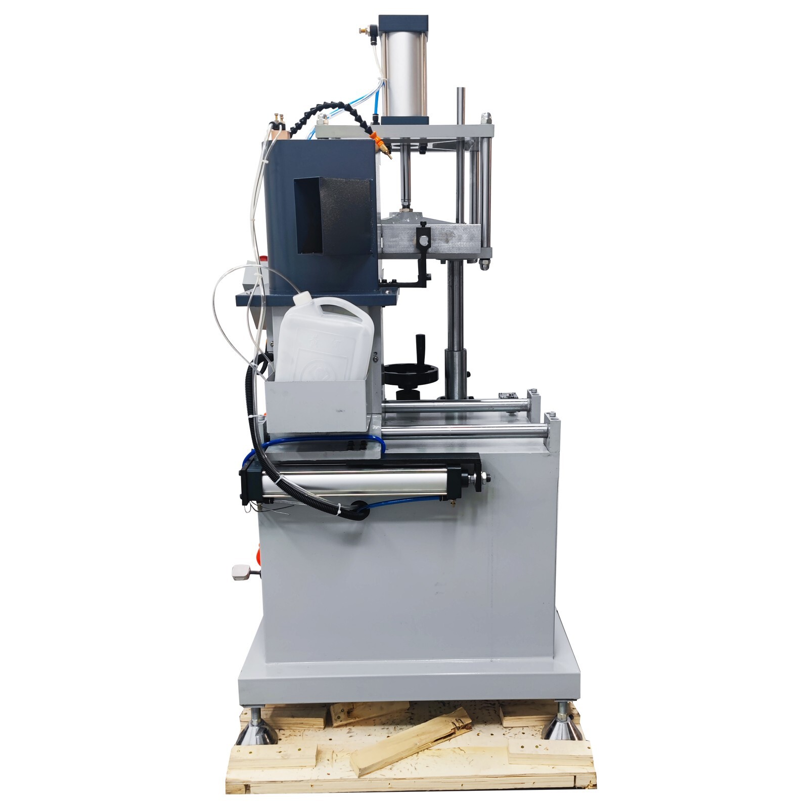 220V Aluminum Profile Window Making Machine End Milling 0.5-0.8Mpa 2800r/min