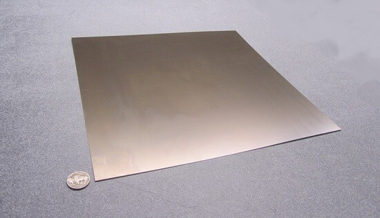 301 Stainless Steel Sheet Shim, .002″ (+/-.0002″) x 12.0″ Width x 12″ Length