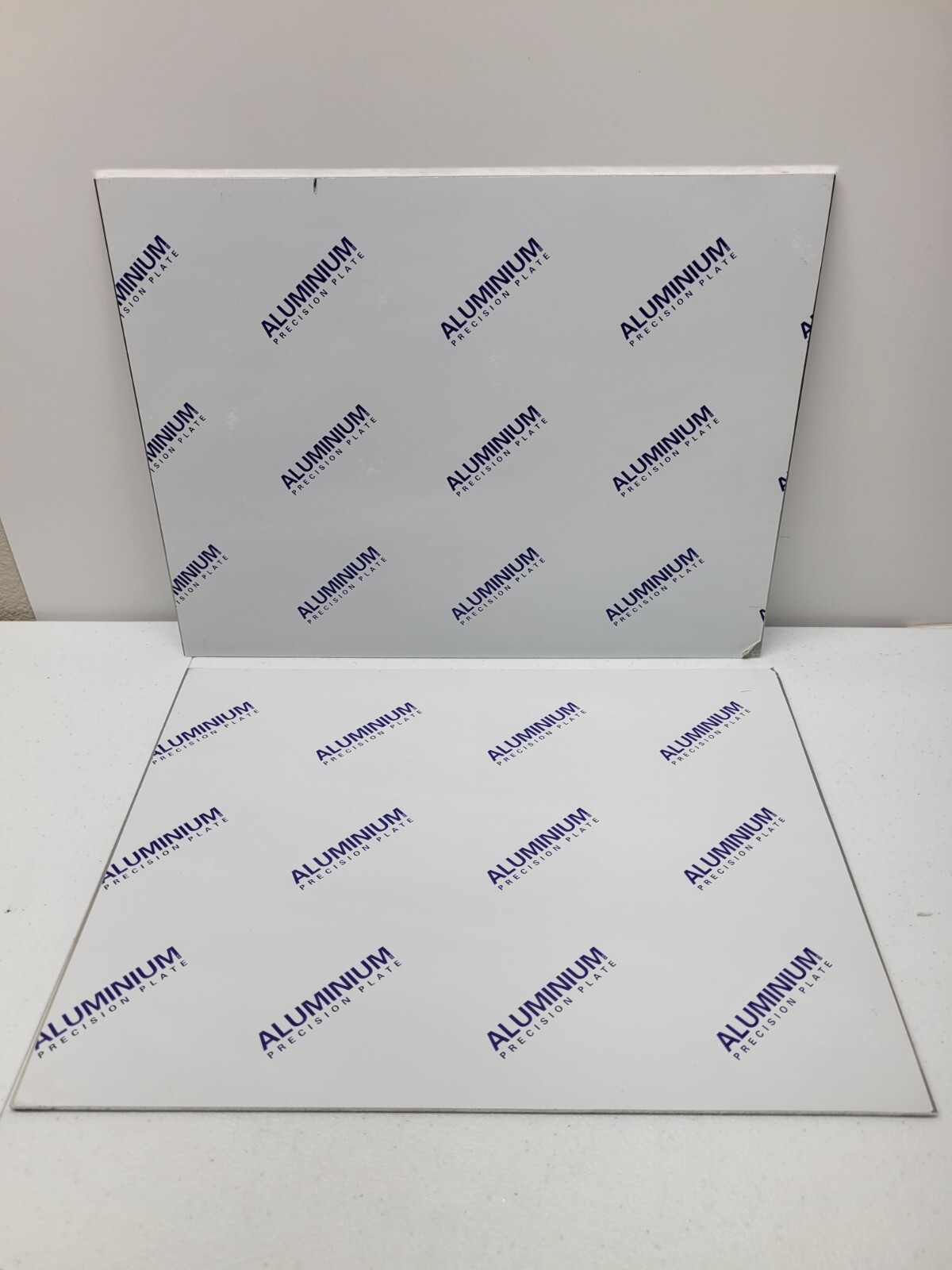 2 Plates Each 1/8″ Thick Precision Aluminum Plate 15-7/8″ x 11-7/8″