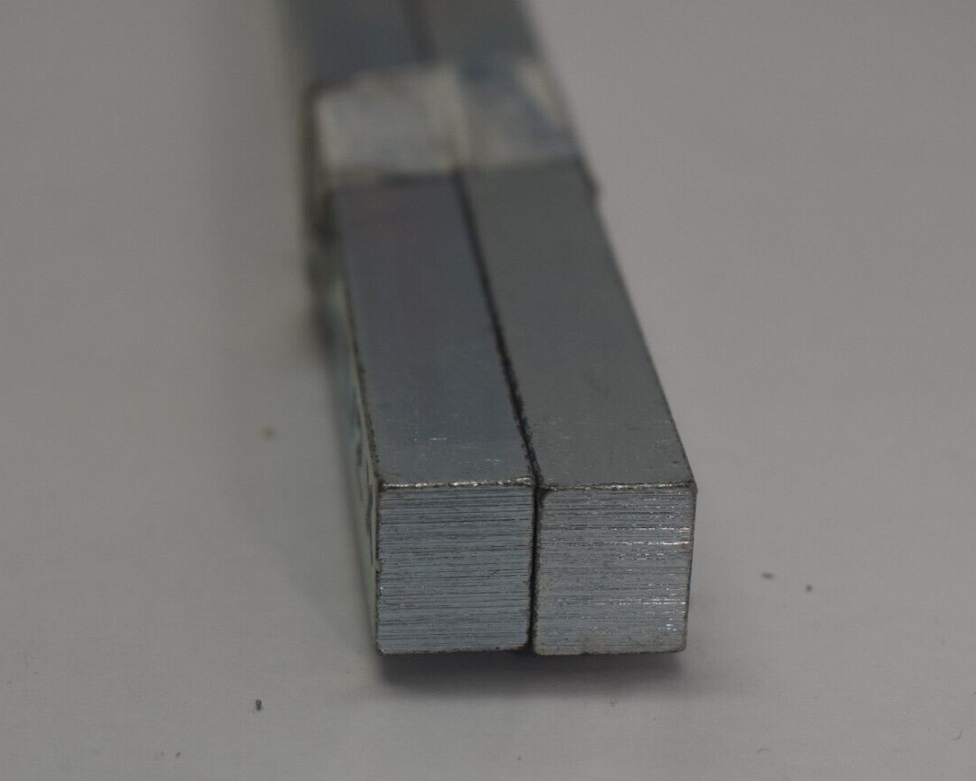 2 Precision Brand Key Stock 5/8″ H 1/2″ W 12″ Long Low Carbon Steel Zinc-Plated