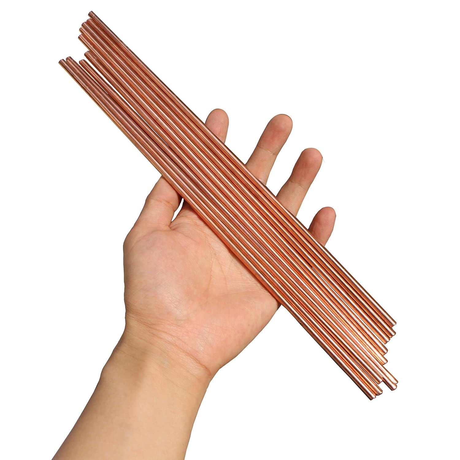 20 PCS Copper Round Rod 3.25mm 1/8 Inch Lathe Bar Stock 305mm 12 In Length