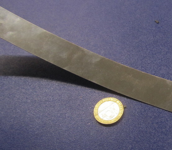 301 Stainless Steel Sheet Shim, .020″ (+/-.0010″) x 1.0″ Width x 10 Foot Length