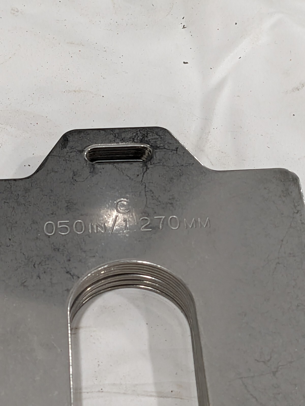 Maudlin Products Slotted Shim C-4 X 4″ X 0.050″, Qty 10 MSC050-10