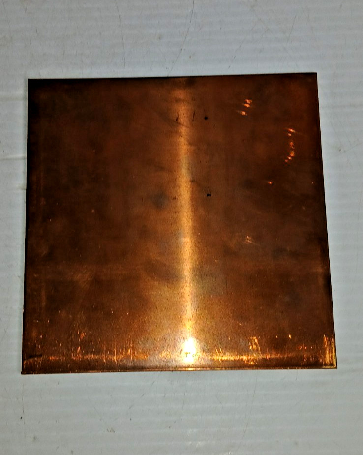 6″ x 6″ Red Brass 14 Gauge Jewelry Making Sheet Metal