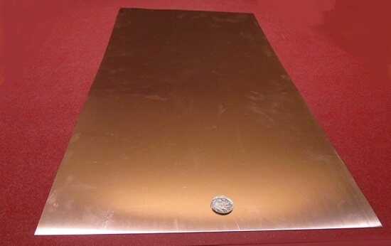 110 Copper Sheet Soft Annealed .062″ Thick x 12.0″ Wide x 24.0″ Length