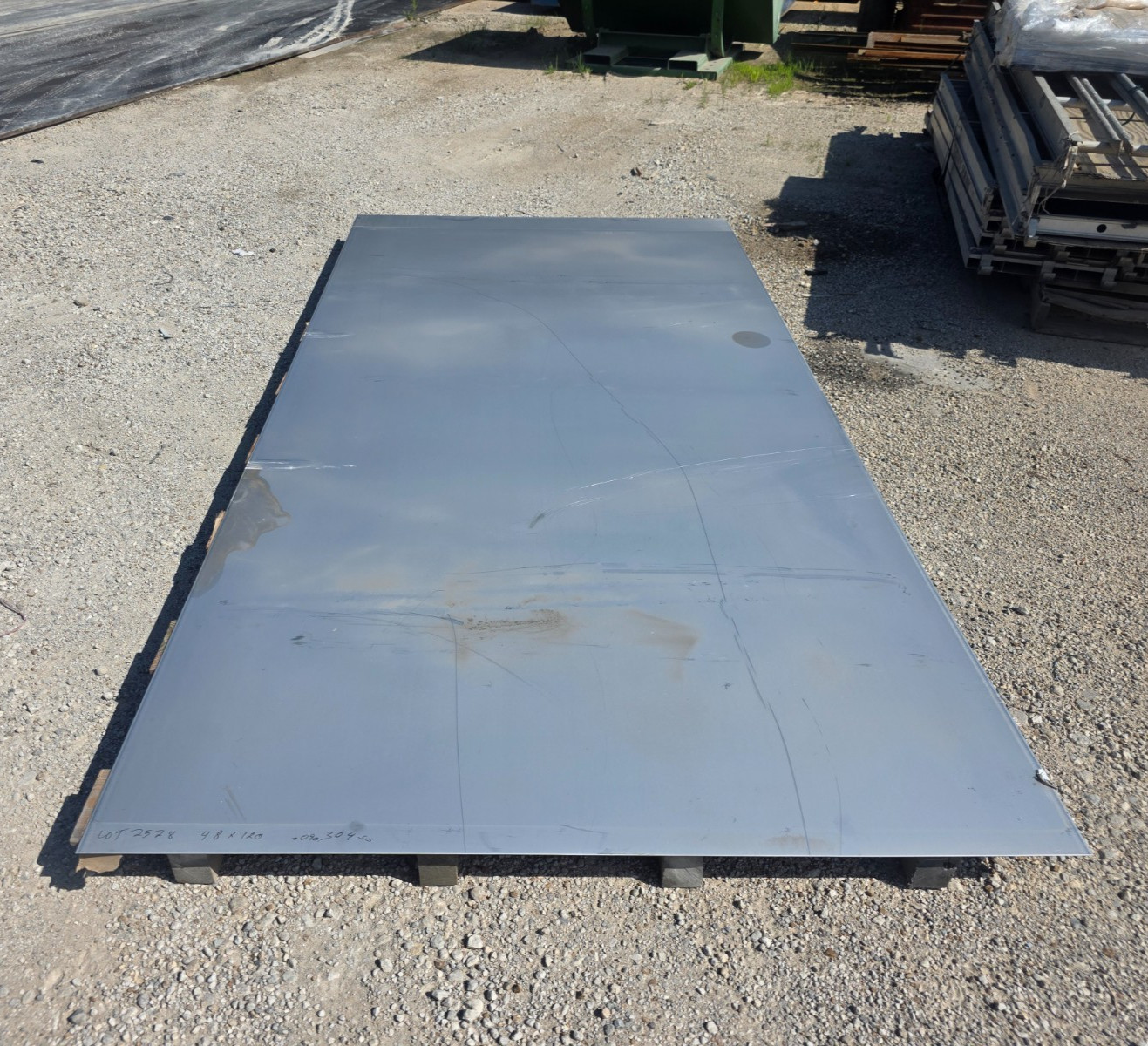 304 STAINLESS STEEL SHEET, 13GA, 0.090″ THICK, 48″ X 120″, 304 2B SS