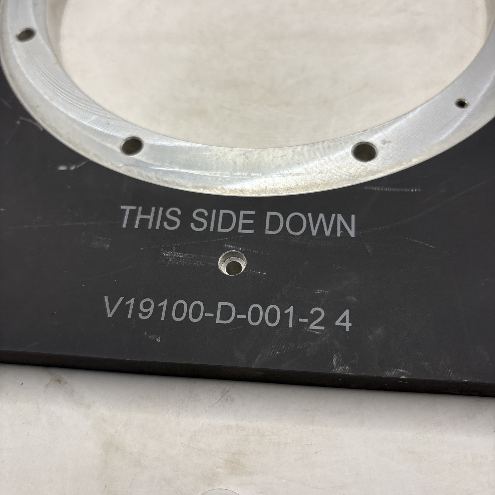 Industrial Stainless Steel Plate 12x12x1/2 Inches For Parts Or Other Uses As Is