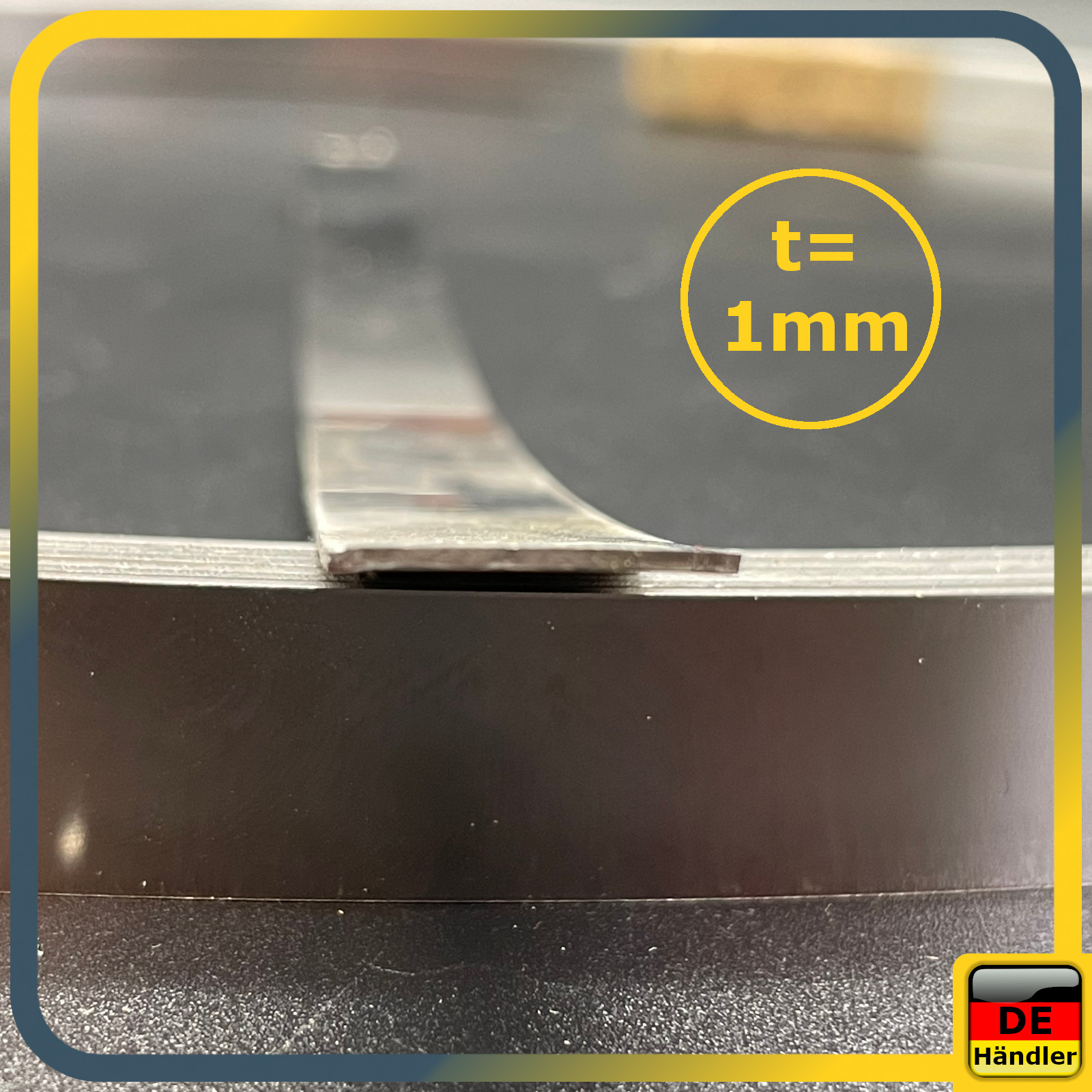 BY THE METRE Steel Strip 17mm x 1mm Metal Strip Sheet Strip Thin Sheet Plate