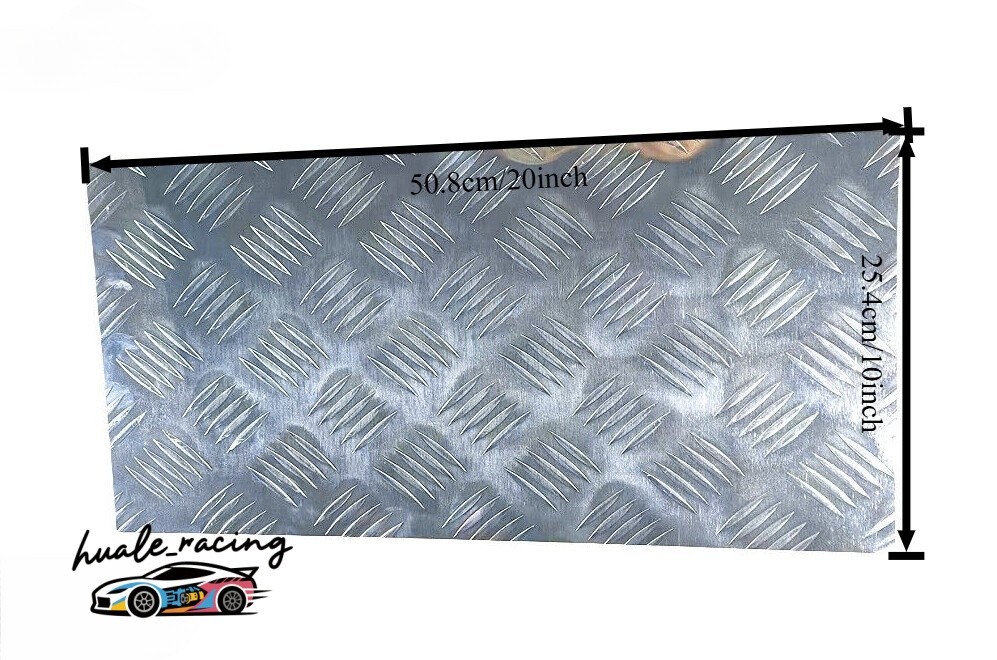 Aluminum Diamond Plate Sheet 10”x20” Silver Trailer RV Garages Hardware