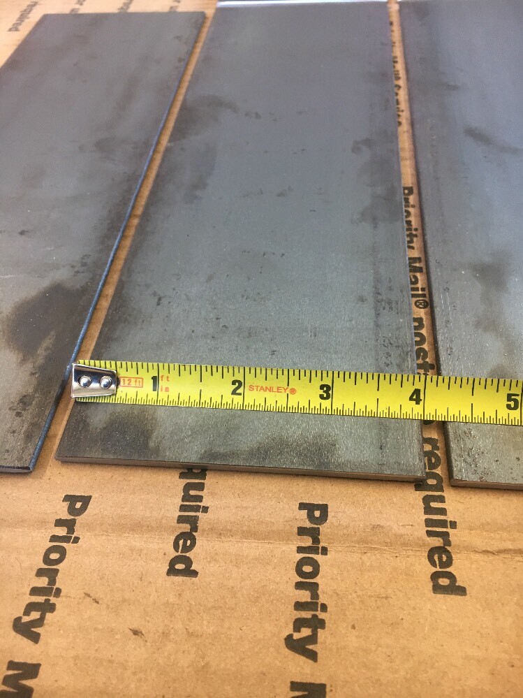 1/8 X 4 Steel Flat Straps Bracing Welding Supports Projects 12” Long 5 Pcs