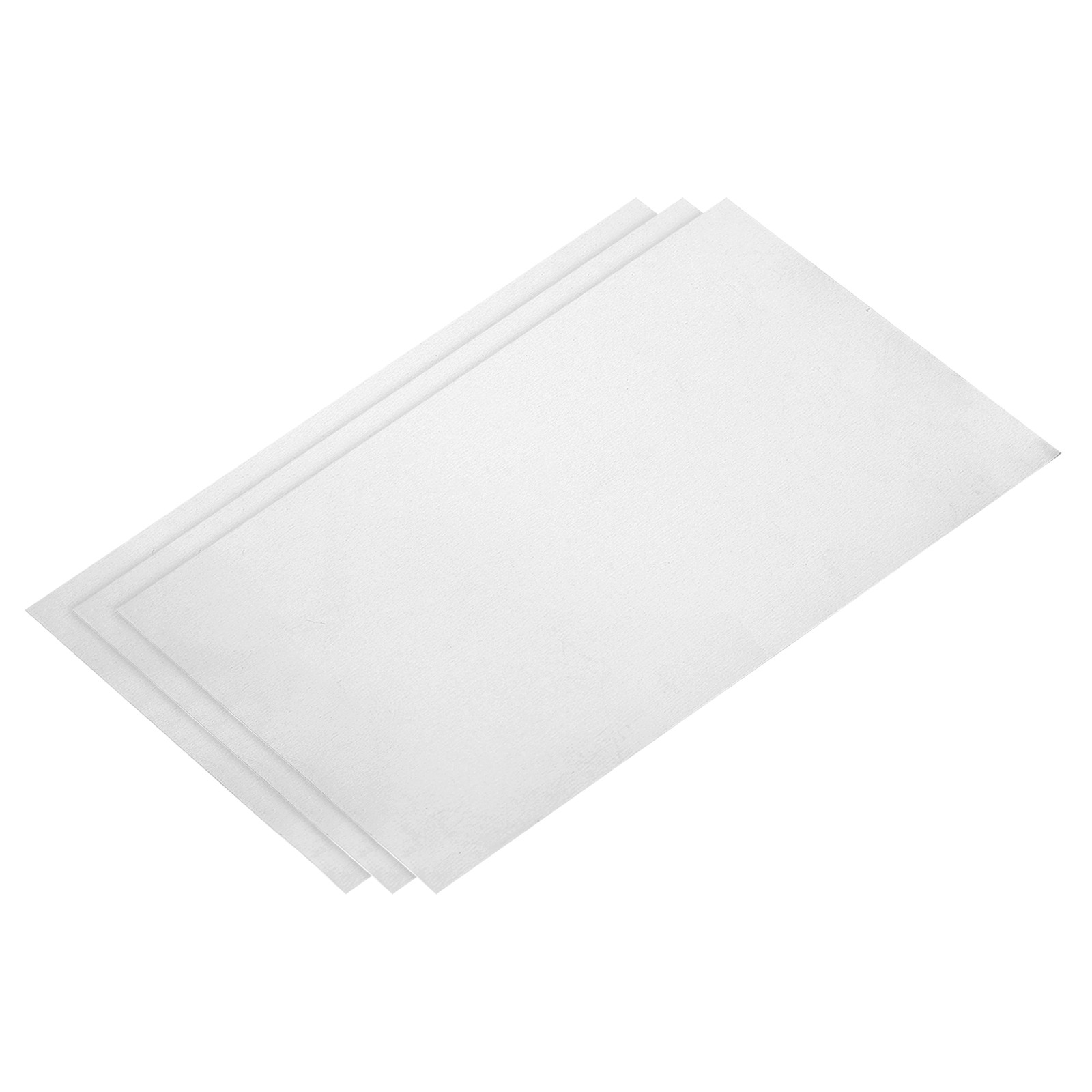 3Pcs GR2 Titanium Plate Sheet, 300x200x0.1mm Titanium Alloy Metal Sheet