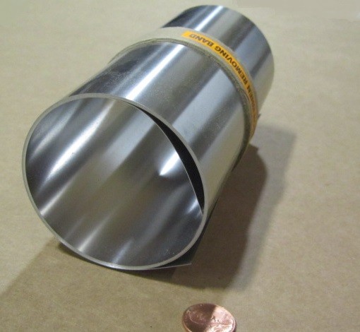 301 Stainless Steel Sheet 1/2 Hard .010″ Thick x 6.0″ Width x 50.0″ Length