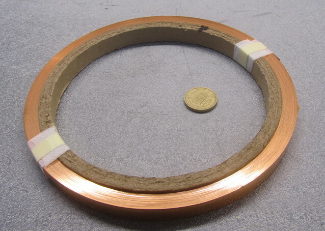110 Copper Foil Soft Temper .007″ Thick x 1/2″ Wide x 100 Foot Length