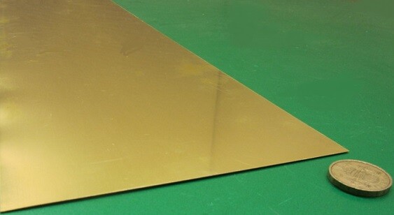 260 Brass Flat Bar .040″ Thick x 6.0″ Wide x 36″ Length