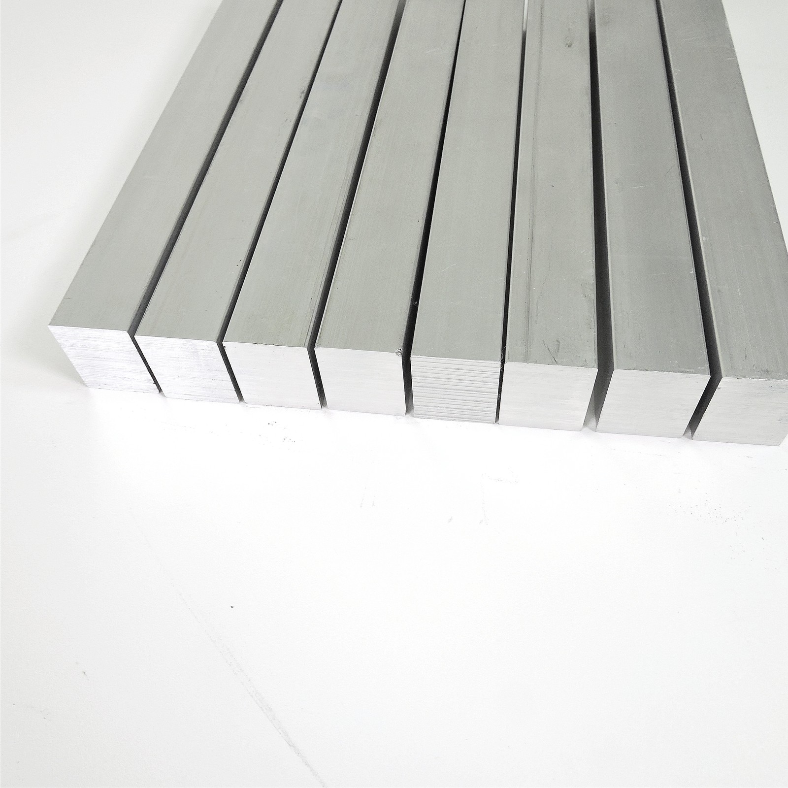 1″ thick Aluminum 6061 PLATE 1.25″ x 10.5″ Long QTY 8 sku 335618