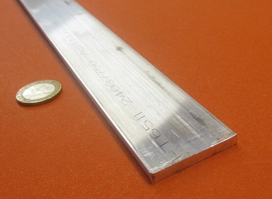 6061 T651 Aluminum Bar, 3/16″ (.187″) Thick x 1 1/2″ Wide x 72″ Long