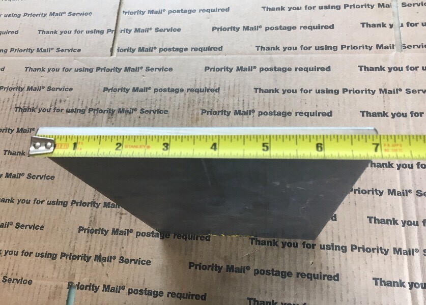 1/2 X 7 X 16 Inch Flat Steel Plate Hot Roll A36 Steel 1/2″ Thick