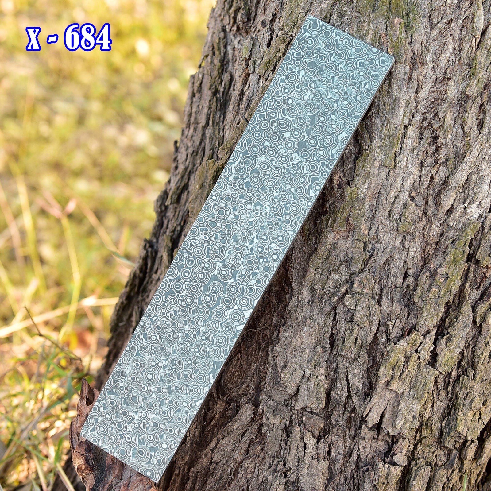 5 MM Hand Forged DAMASCUS STEEL PLATE 10”x 2” Flat Bar Billet Bar Rain Pattern