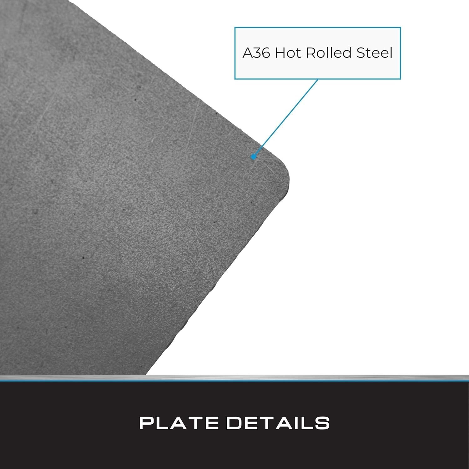 Heavy-Duty 8″ x 8″ x 1/8″ Steel Plates – 11 Gauge A36 for Structural Use