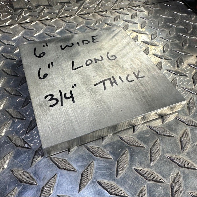 ALUMINUM 3/4″ X 6″ 6061 FLAT BAR 6″ long Solid Extruded Mill Stock #3