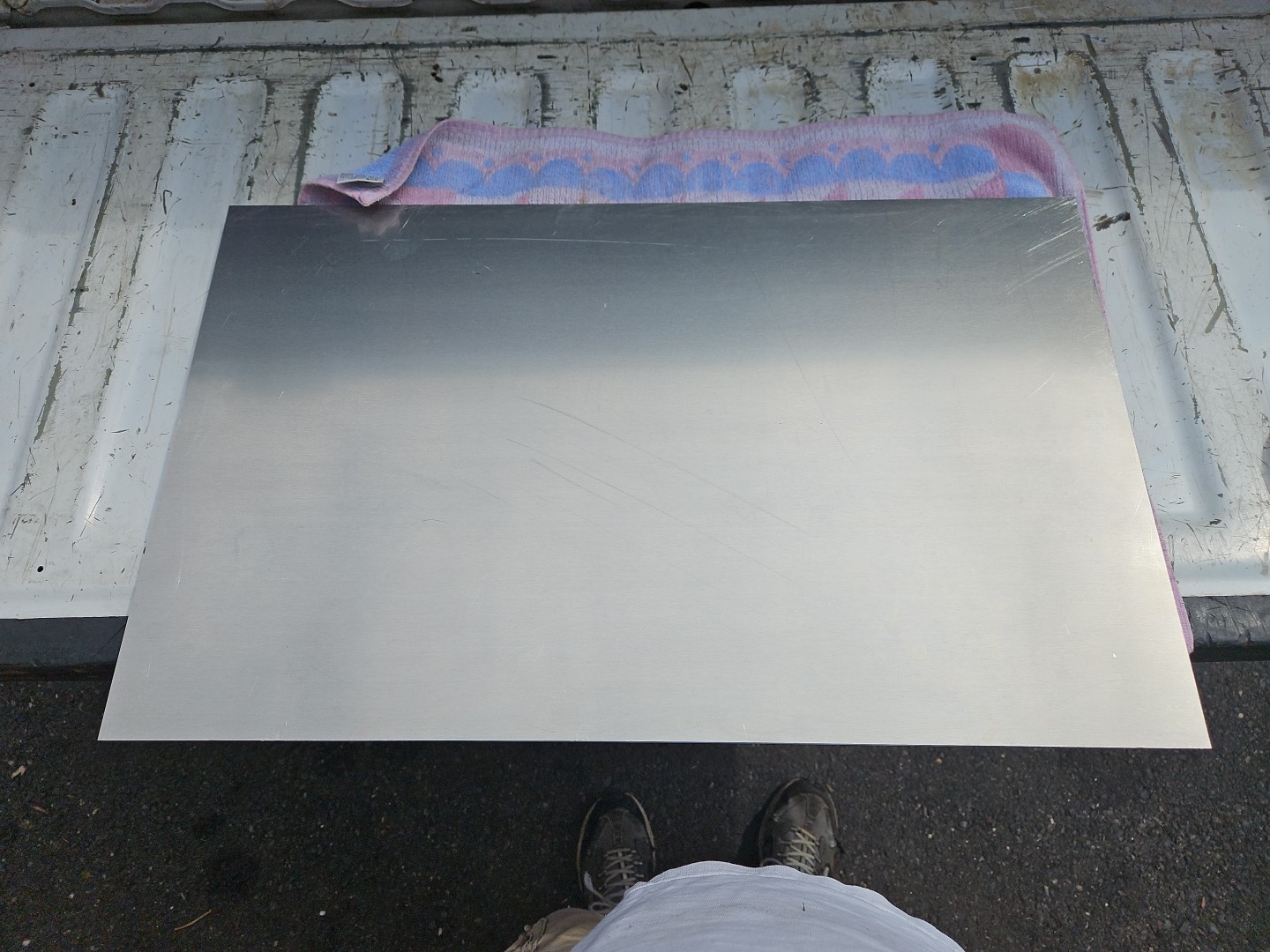 Aluminum plate 5052-H32 1/4” X 25-5/16” X 15-5/8″ Made In USA