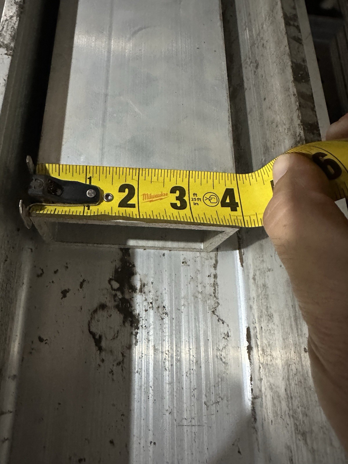 6063 Aluminum Rectangle Tube 2″ x 4″ x 12″ x 1/4″ Wall– 2″ x 4″ x .250″ Wall