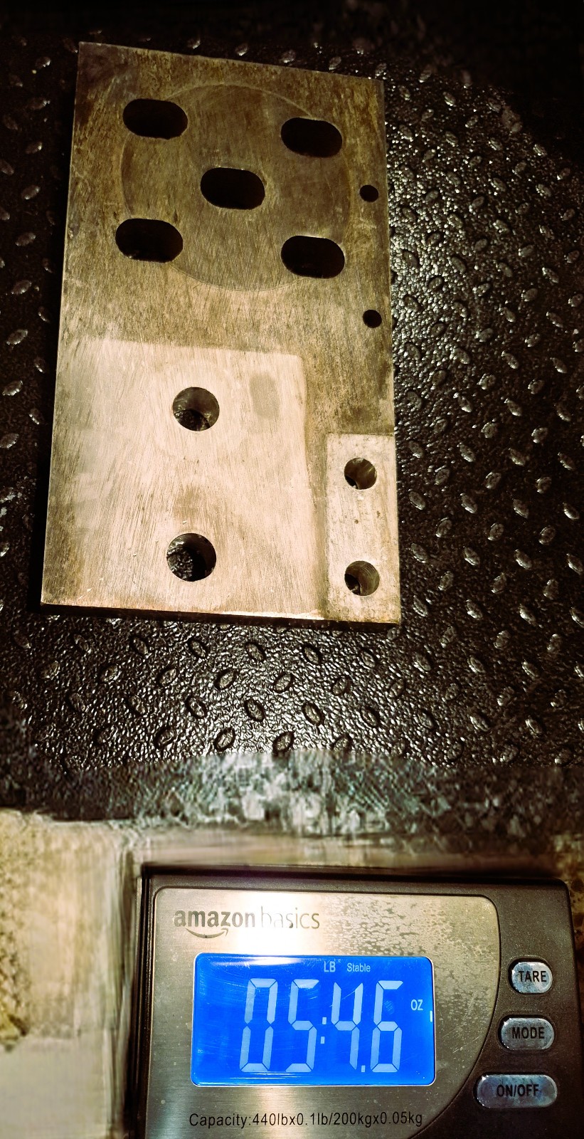 Scrap Copper Bar 7″x4″x.5″ from High Voltage transfer switch 5 lb bullion