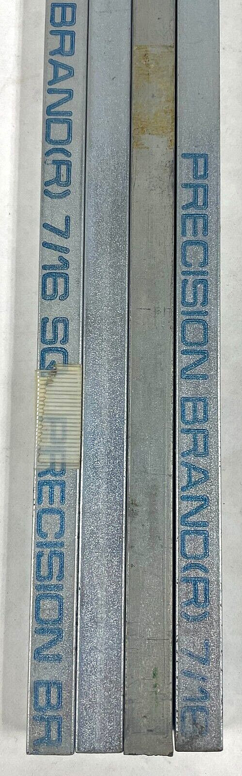 PRECISION BRAND STEEL SQUARE KEYSTOCK 3/8″ X 12 X3/8″ *LOT OF 4**