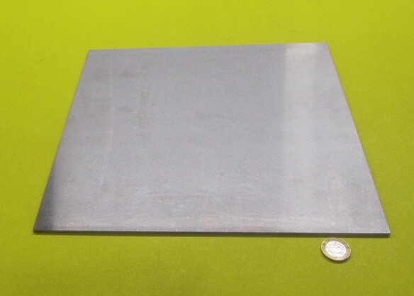 4140 Ground Carbon Steel Sheet, 1/8″ (+/-.001″) x 12″ Wide x 12″ Length