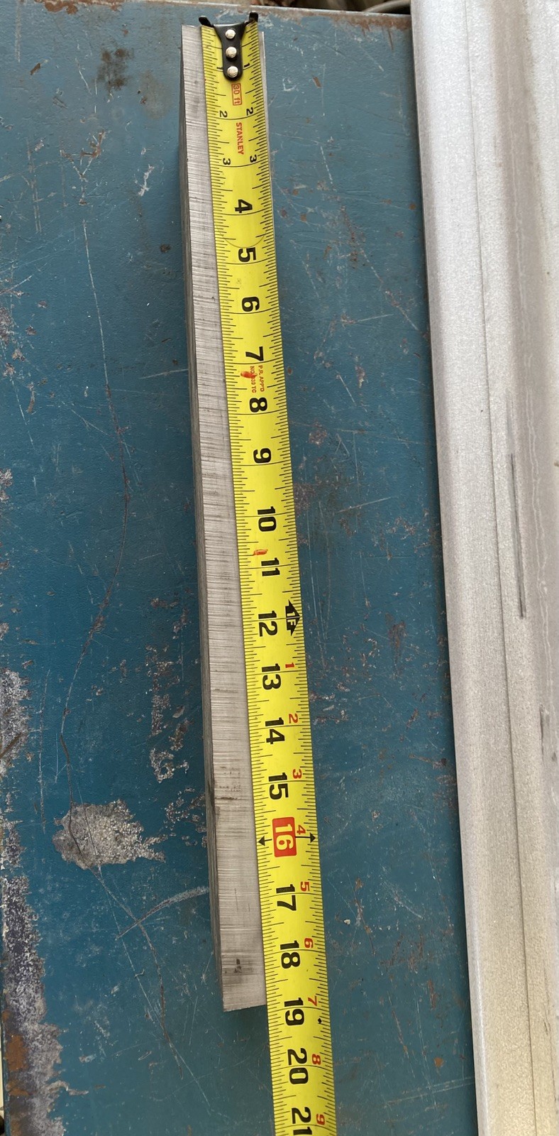Titanium Plate 1-5/8 THK x 4.25” x 18.50” – 6AL-4V Grade 5