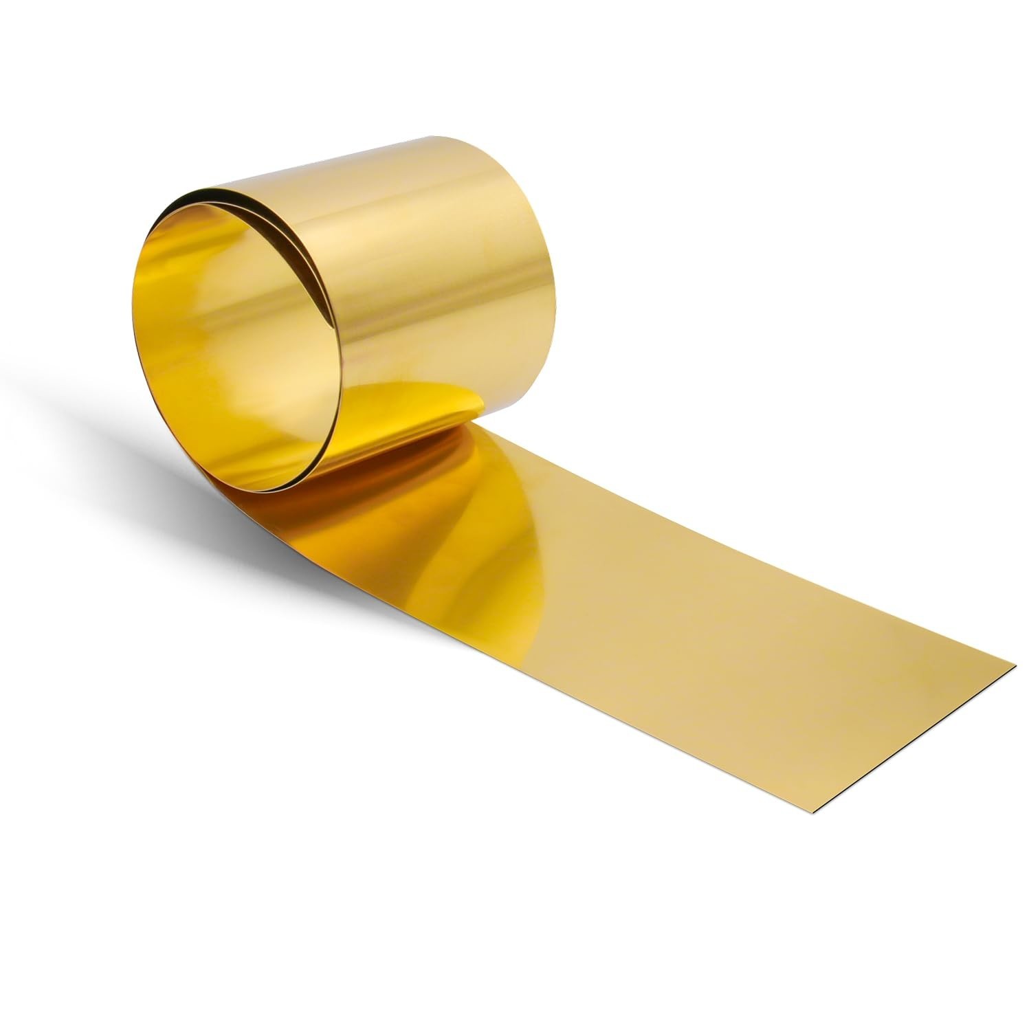 Brass Sheet Roll, Gold Foil Sheets-1000mm x 100mm x 0.05mm Thin Brass Metal F…