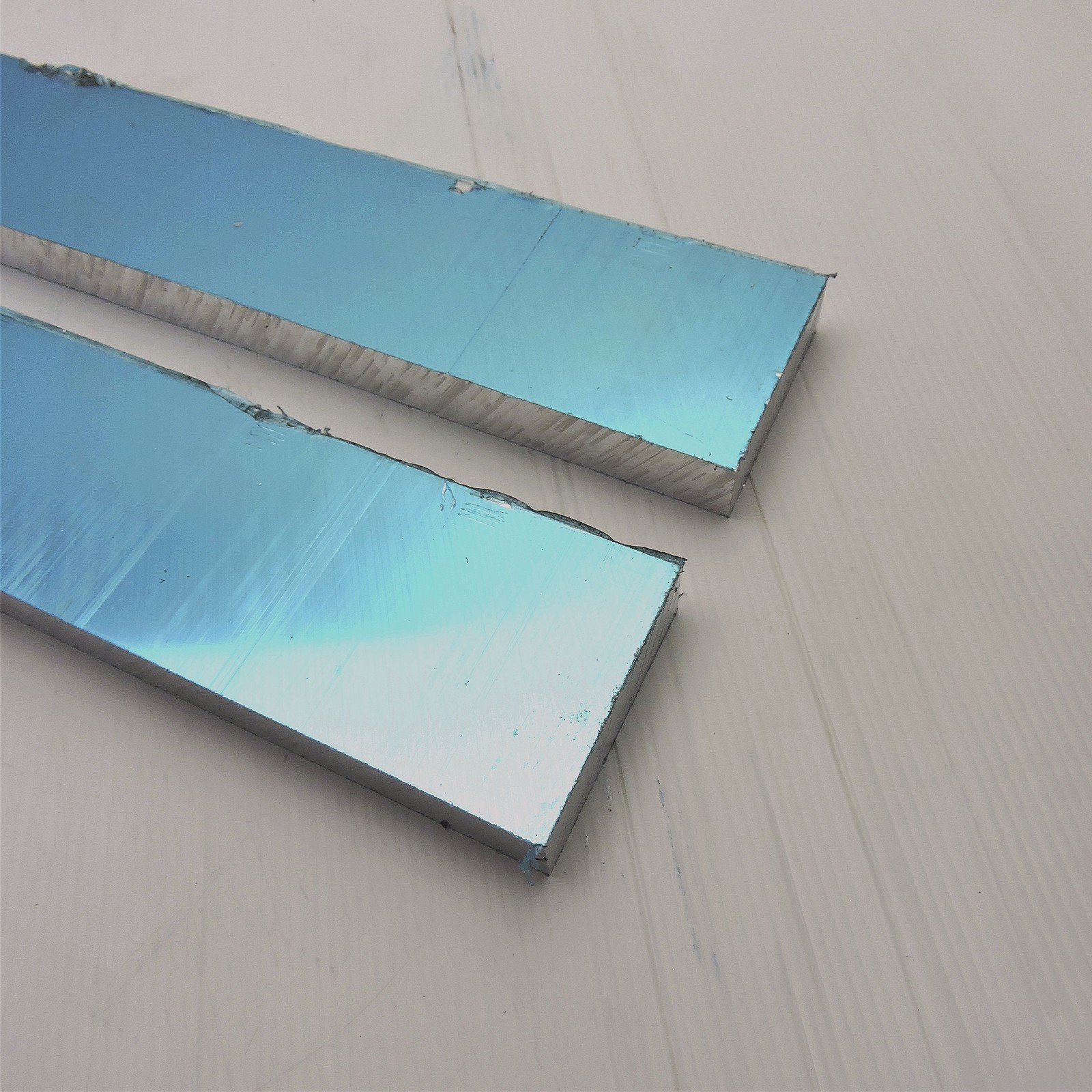 .75″ thick 3/4 Precision CAST Aluminum PLATE 2.875″ x 25.5″ Long QTY 2 sku157034
