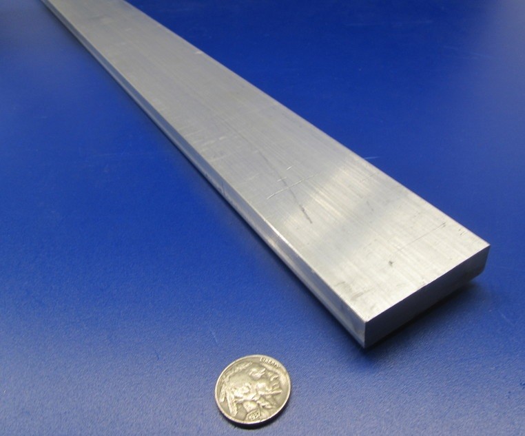 2024 T351 Aluminum Bar, 1/2″ (.500″) Thick x 2.0″ Wide x 36″ Length
