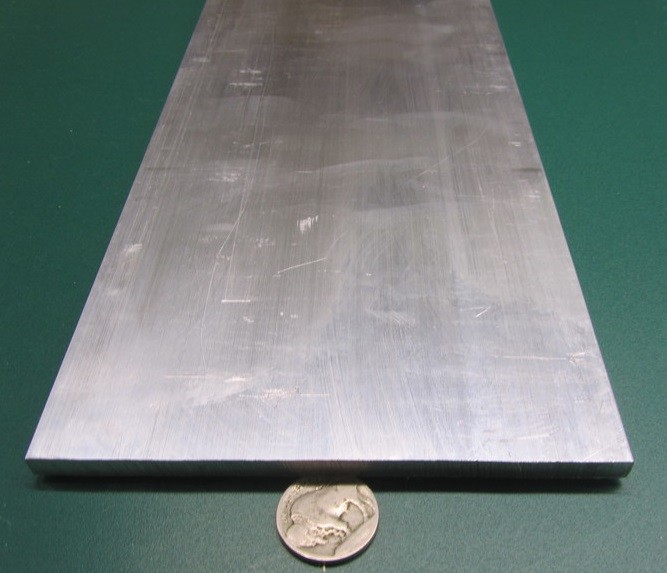 2024 T351 Aluminum Bar, 1/2″ (.500″) Thick x 6.0″ Wide x 12″ Length