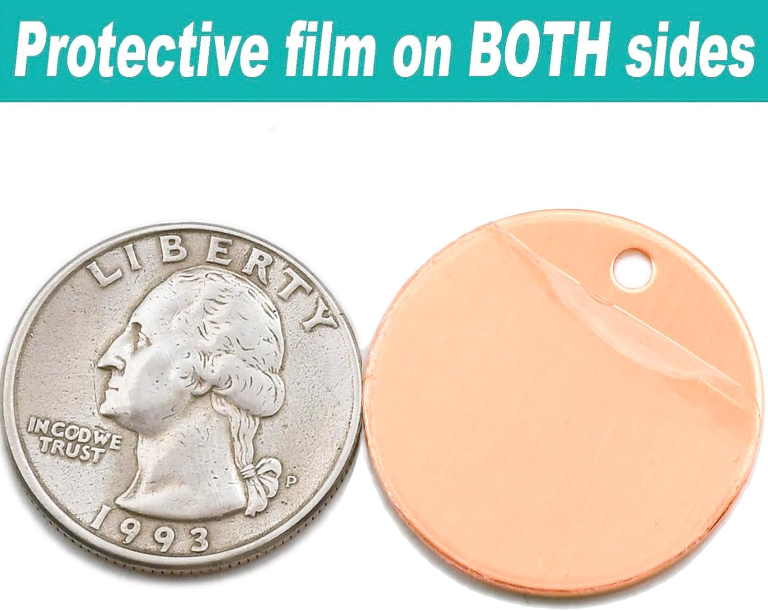 1Inch Circle Brass and Copper Blanks 14Ga. Thick Smooth Edges Brass round Disc T